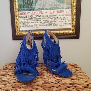 Cobalt Blue Steve Madden Size 6 Fring Heels